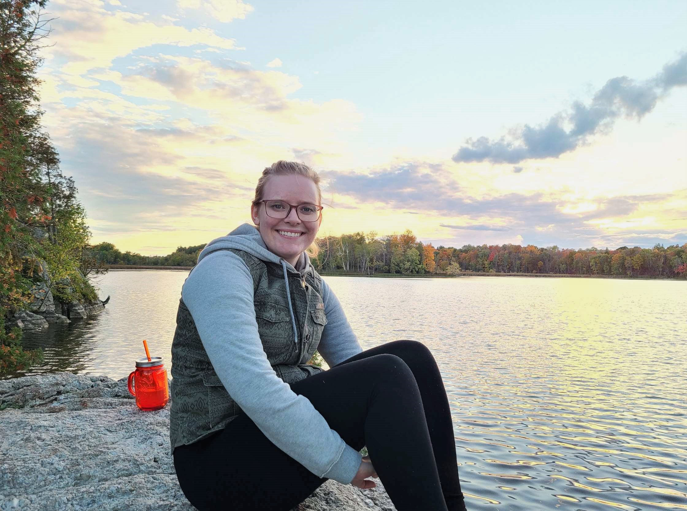 Corinne at Charleston Lake